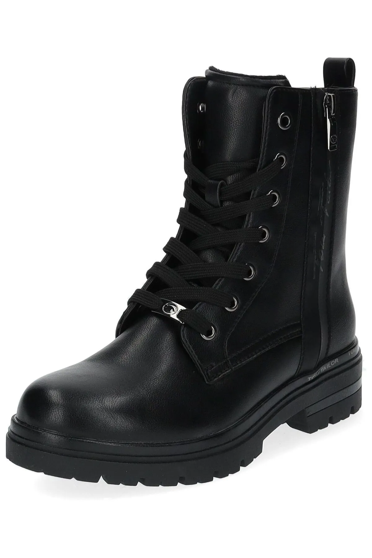 Tom Tailor  Stiefelette - Schwarz - Blockabsatz