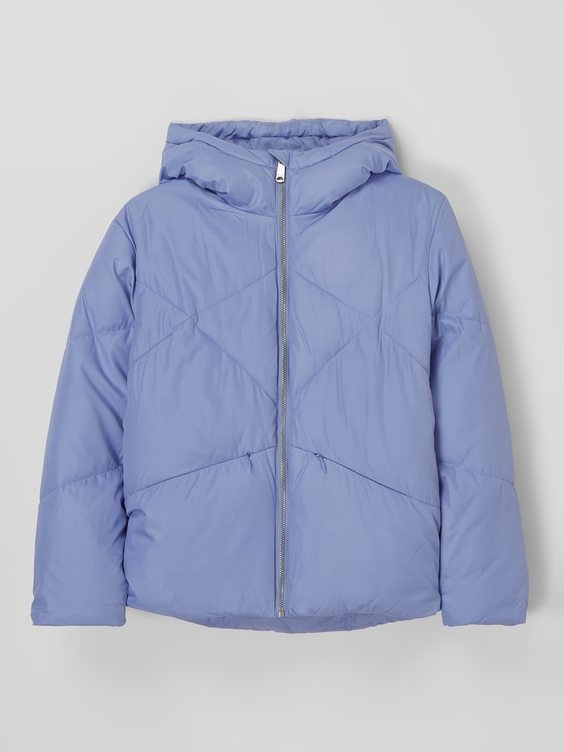 Steppjacke mit Kapuze in flieder