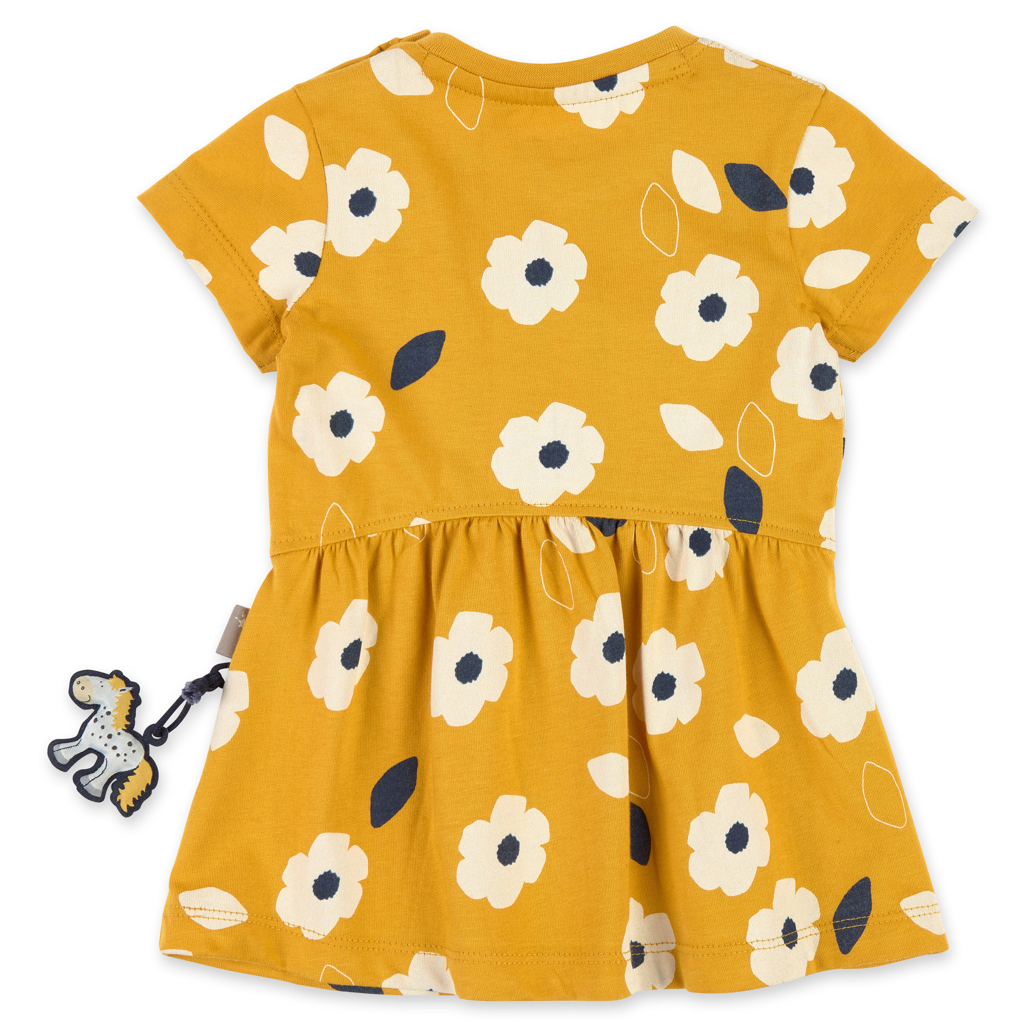 Baby Kleid gelb mit weißen Blümchen