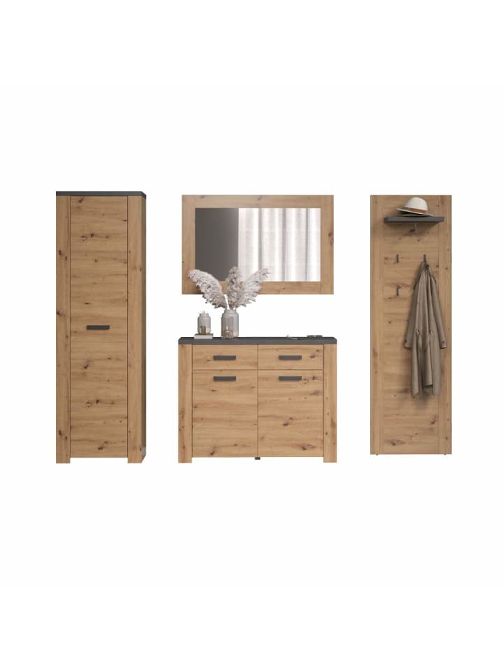 ebuy24 Garderobenmöbel Follow Eiche 270 x 35 cm günstig kaufen onesize