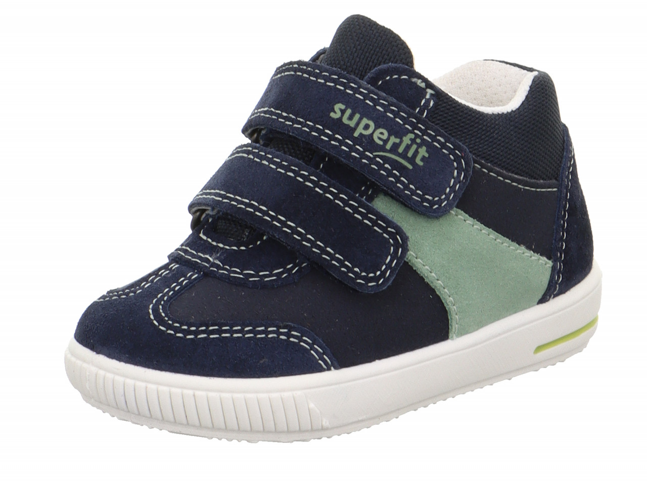 MOPPY - Blau/HellgrünSneaker low mit Klettverschluss
