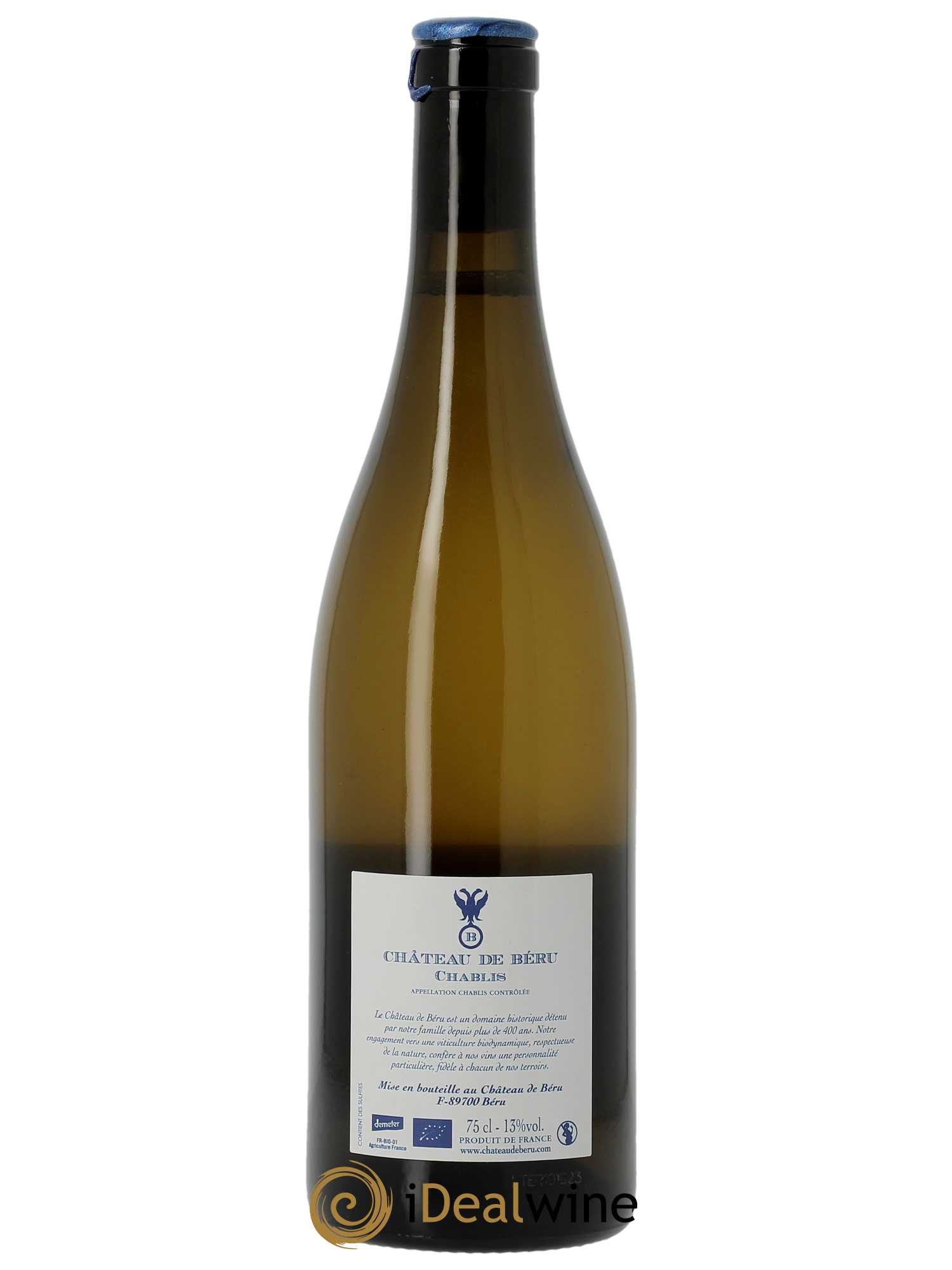 Chablis Terroirs de Béru Château de Béru  2019 - Lot de 1 Bouteille