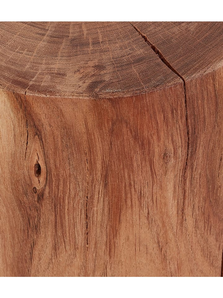 KADIMA DESIGN Baumstammhocker aus massivem Akazienholz | Zeitloser Landhausstil günstig kaufen onesize