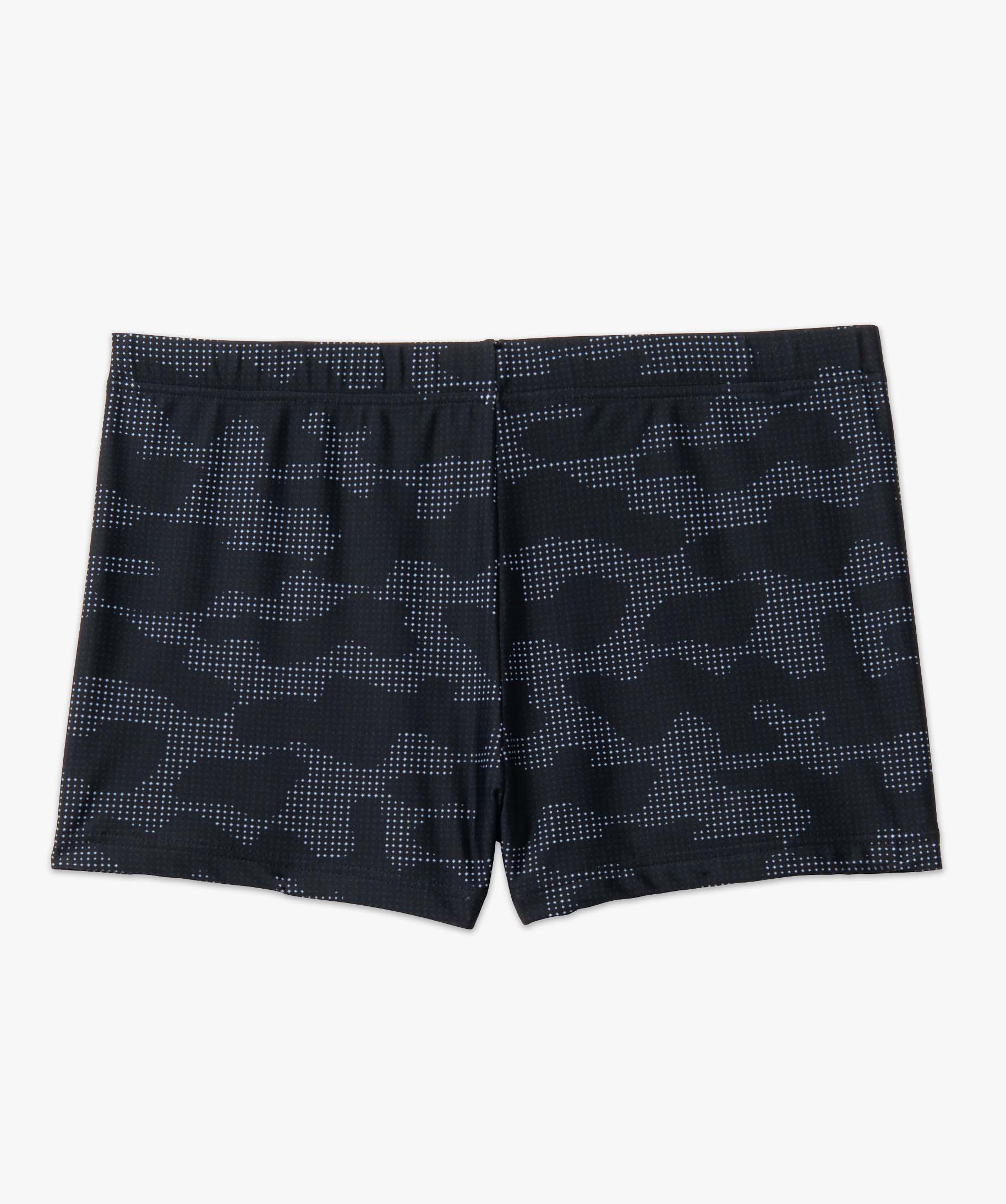 Maillot de bain homme forme boxer avec motifs noir | GEMO