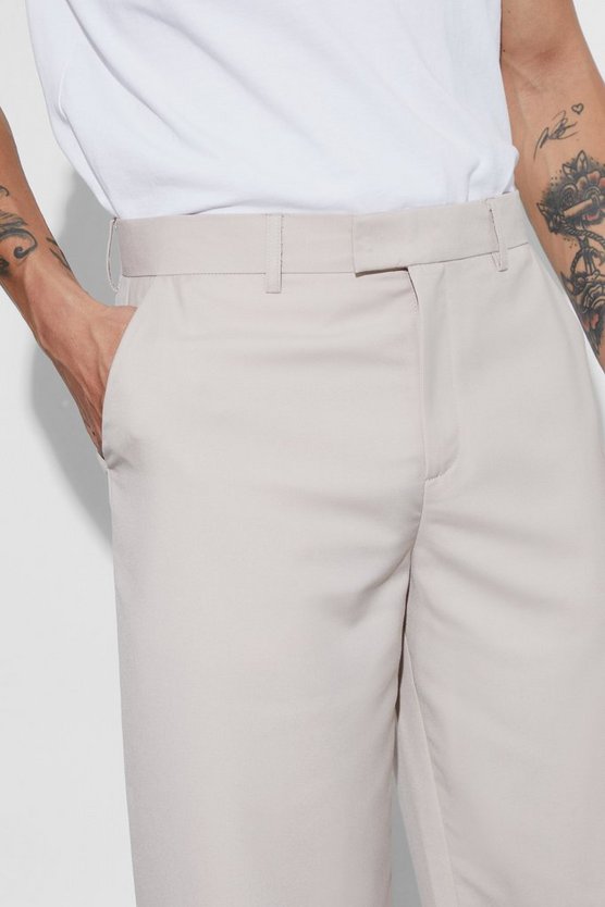 Maßgeschneiderte Hose mit weitem Bein