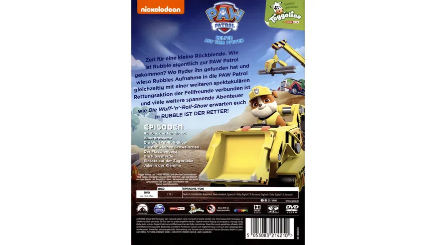 Paw Patrol - Rubble ist der Retter!