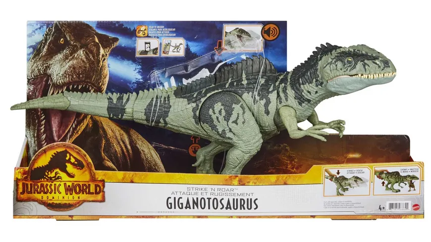 Jurassic World Strike N' Roar Giganotosaurus (SIOC) mehrfarbig