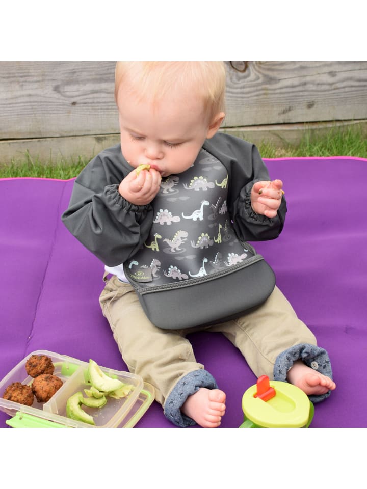 Bibetta Lätzchen mit Raglanärmeln Neopren-Lätzchen Dinosaurier günstig kaufen onesize