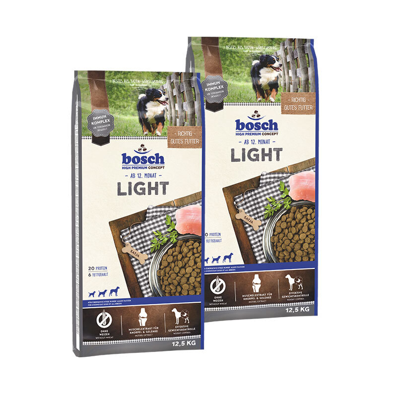 bosch Hundetrockenfutter bosch Light 2x12,5 kg