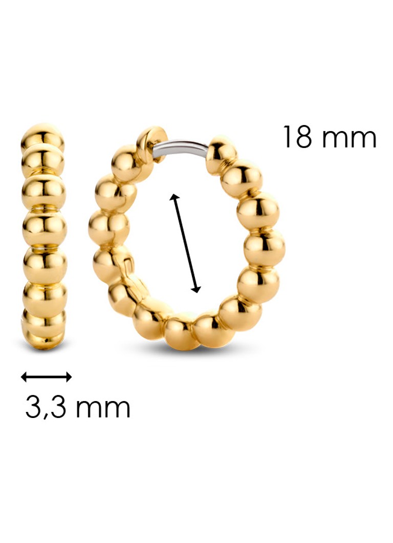 TI SENTO - Milano Gold-plated Earrings 7825SY