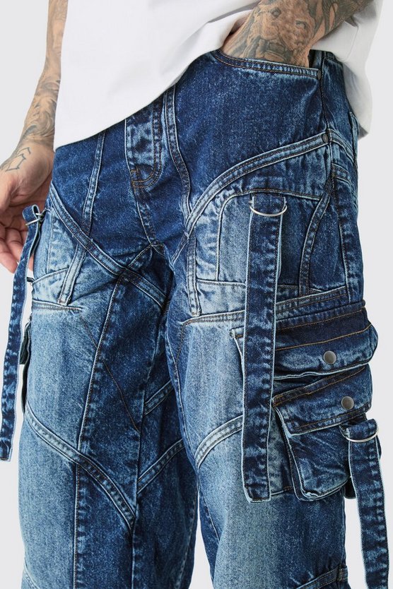 Tall lockere Jeans mit Schnallen-Detail