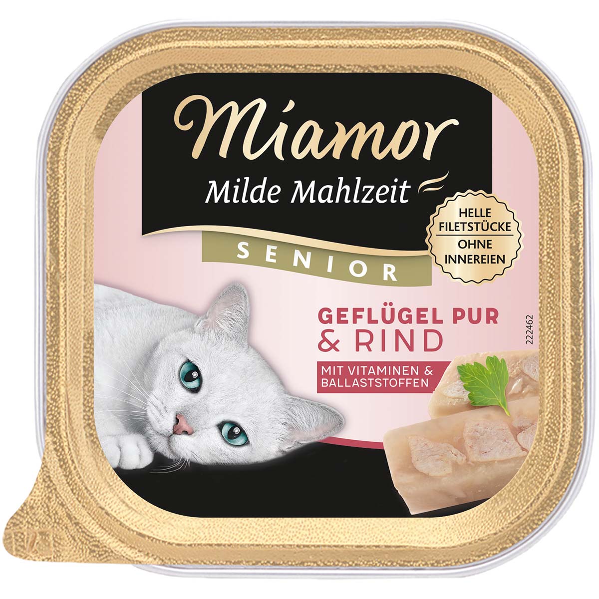 Miamor Milde Mahlzeit Senior Geflügel Pur & Rind