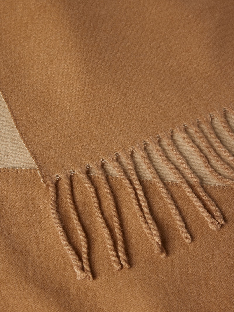 Schal mit Ausfransungen in offwhite