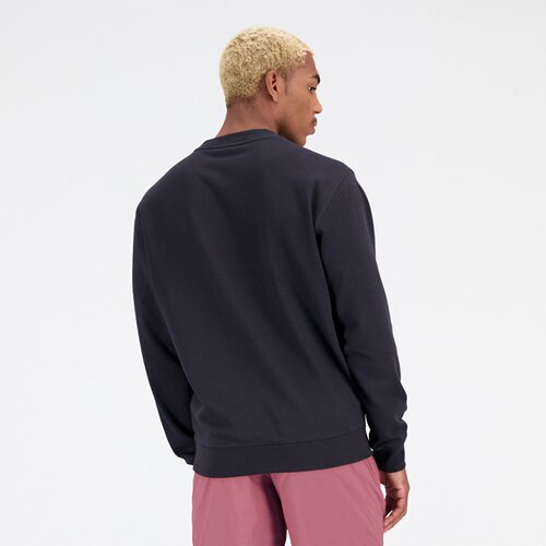 HERREN T-SHIRT ESSENTIALS STACKED LOGO FRENCH TERRY CREWNECK