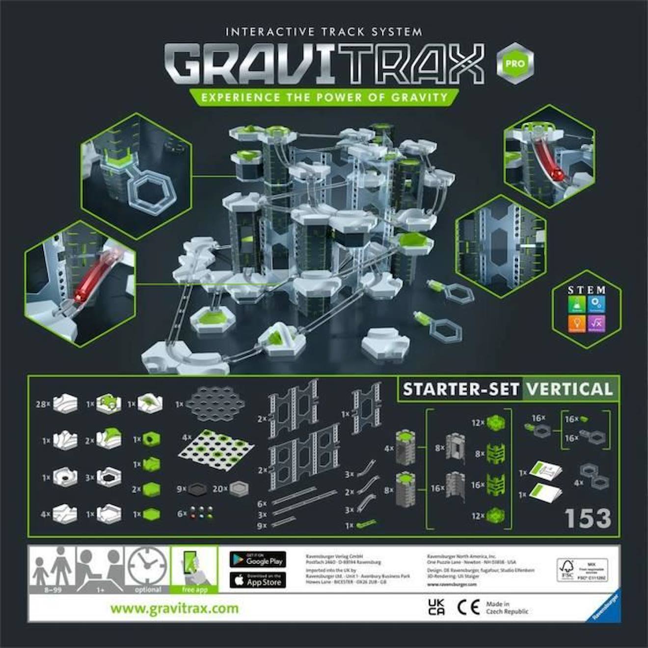 GraviTrax PRO Starter Set Vertical