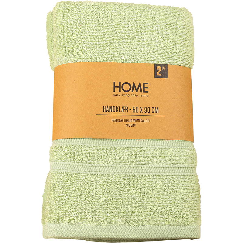 Home Håndkle Villa 2-pk 50x90 cm grønn