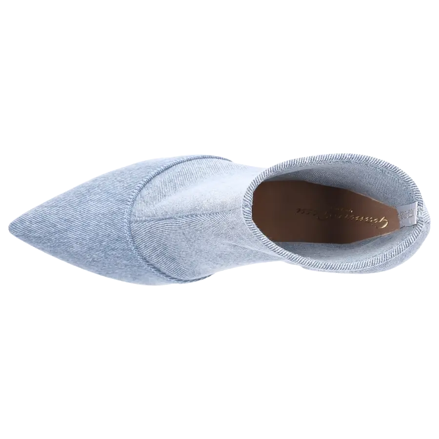 Gianvito Rossi - Klassische Stiefeletten ELITE 85 Textil - blau