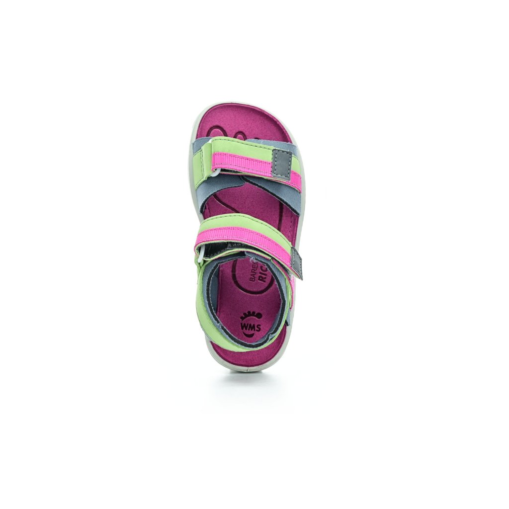 Ricosta Sydney Avocado/Grau/Pink Barfußsandalen
