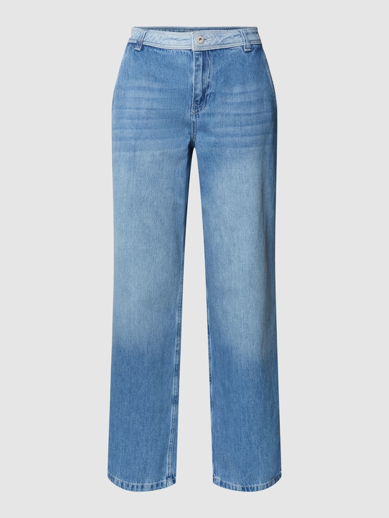 Jeans mit seitlichen Eingrifftaschen in jeans