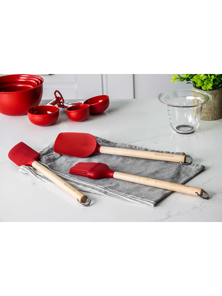 KitchenAid 3tlg. Backset in Hellbraun/ Rot günstig kaufen onesize