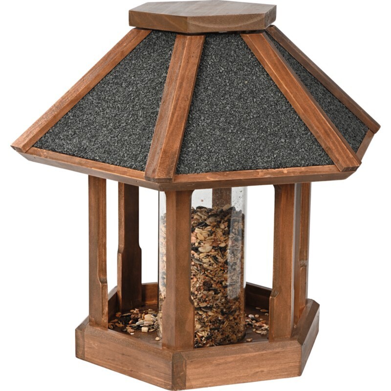 AniOne Vogelhäuser & Nistkästen AniOne Vogelfutterhaus Bach mit Ständer