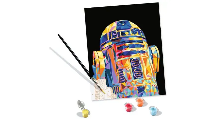 Ravensburger Beschäftigung - CreArt Star Wars - R2-D2 - Malen nach Zahlen