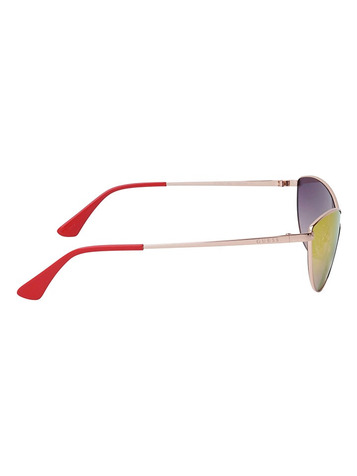Guess Damen-Sonnenbrille in Silber/ Rot günstig kaufen onesize