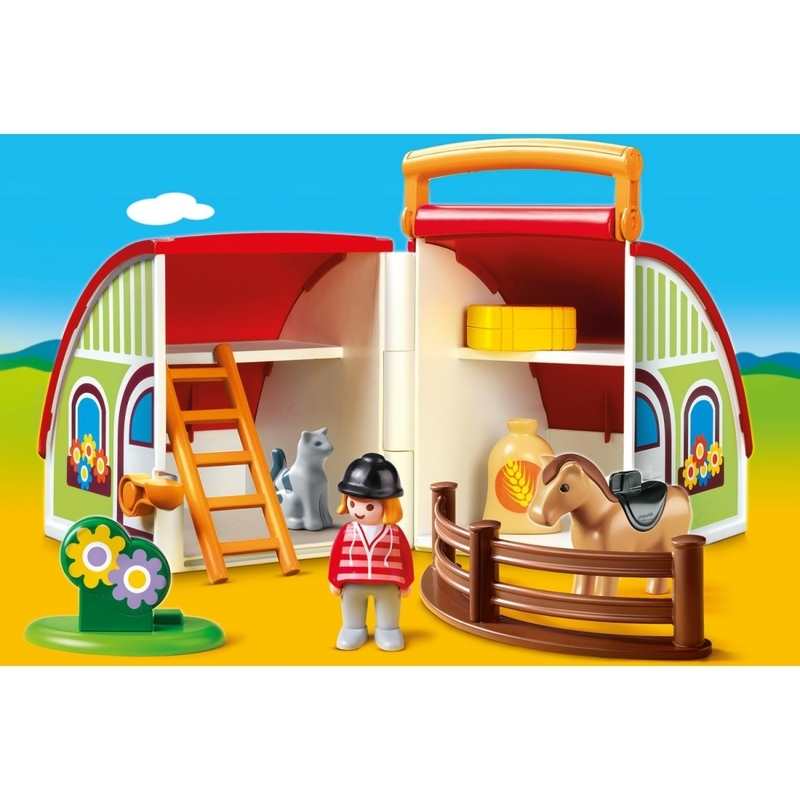 70180 Centre équestre transportable Playmobil 1.2.3