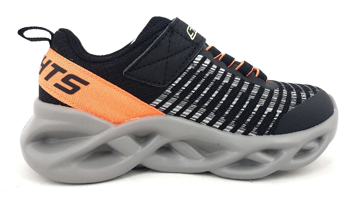 Skechers Twisty Brights 401650L BKOR Schwarz BKOR black/orange