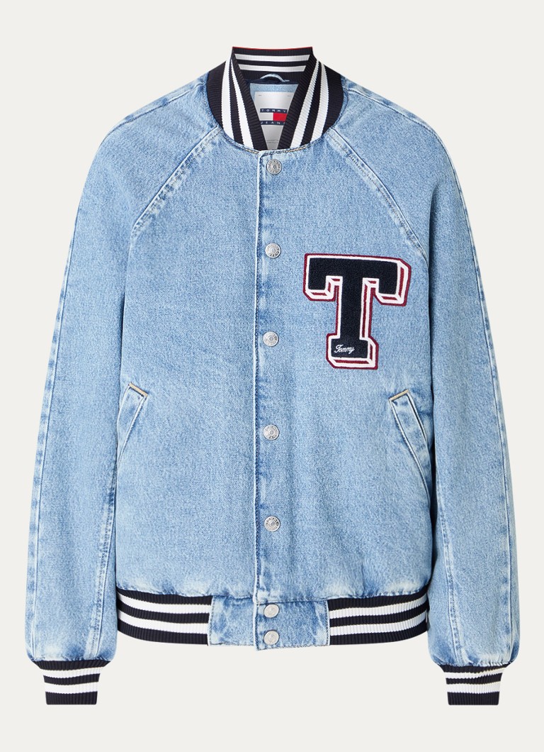 Tommy Hilfiger traper bomber jakna s bočnim džepovima i vezom logotipa