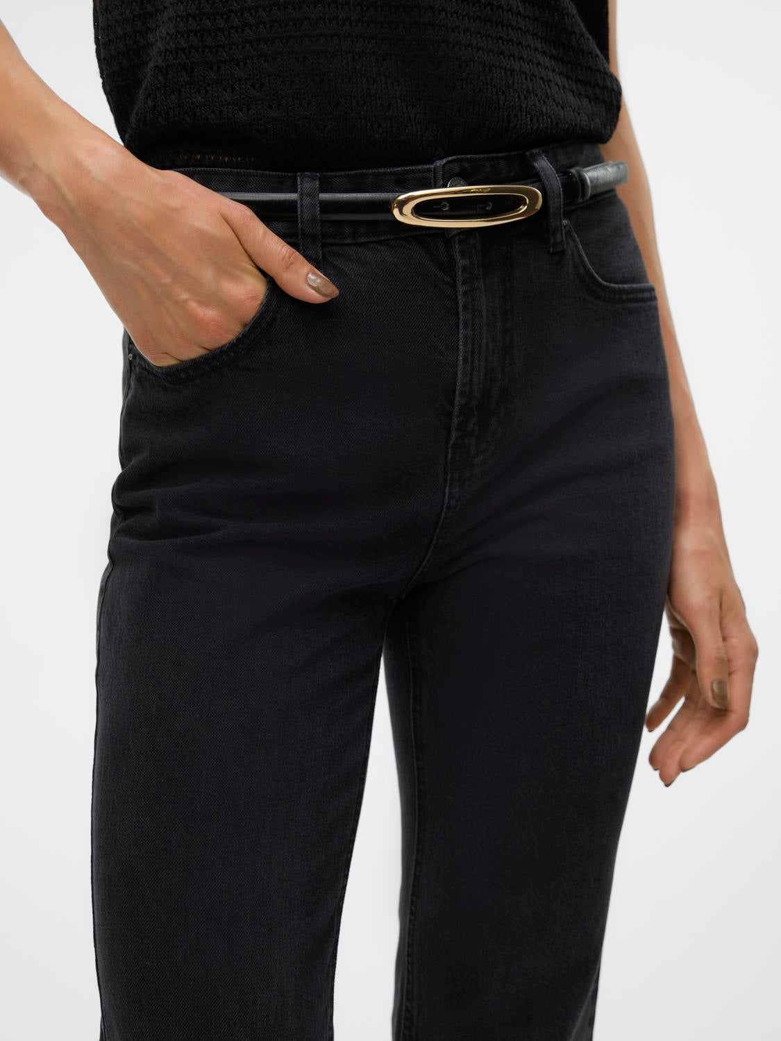 VMTESSA Hohe Taille Gerade geschnitten Jeans