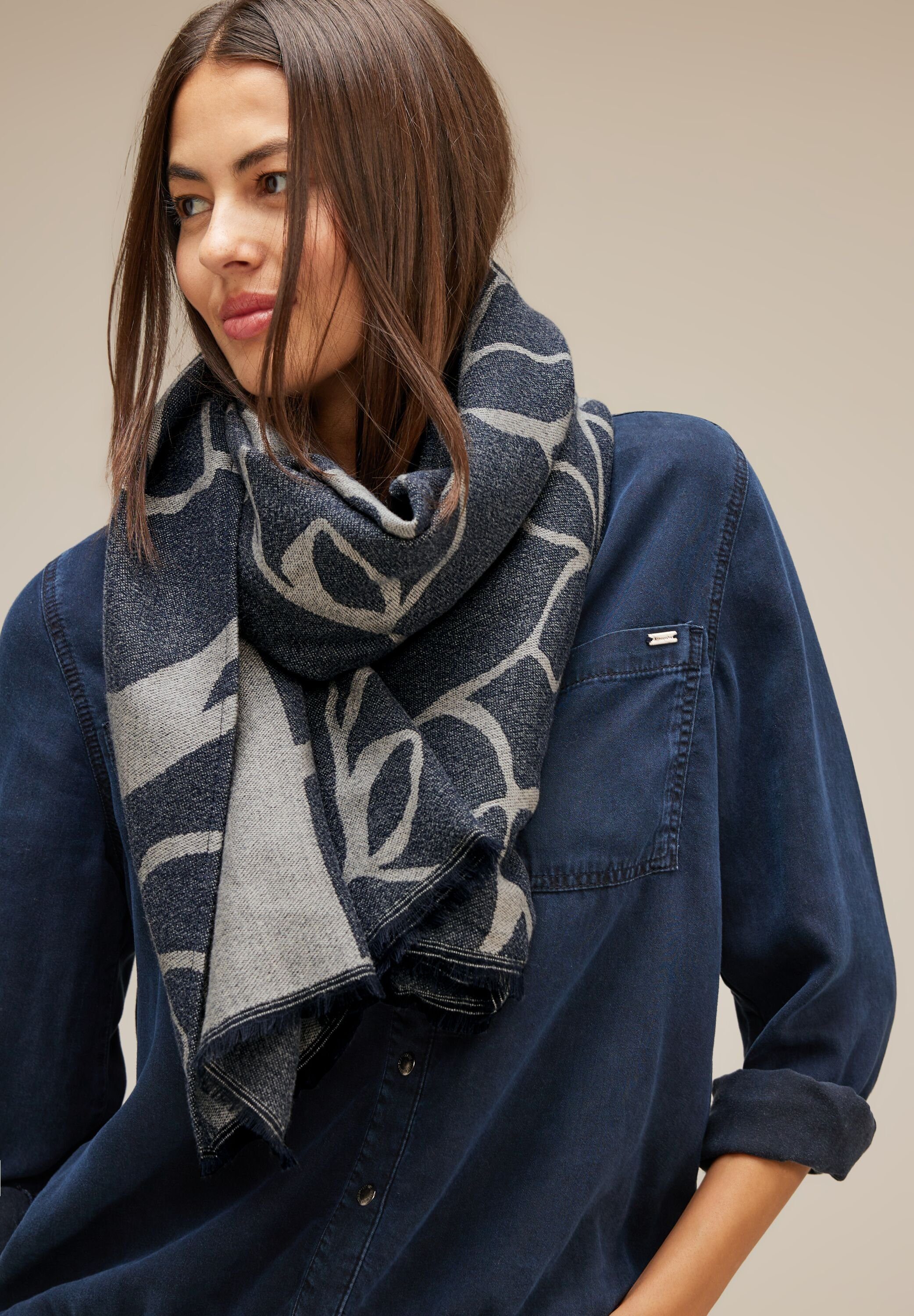 STREET ONE Schal, aus softem Materialmix