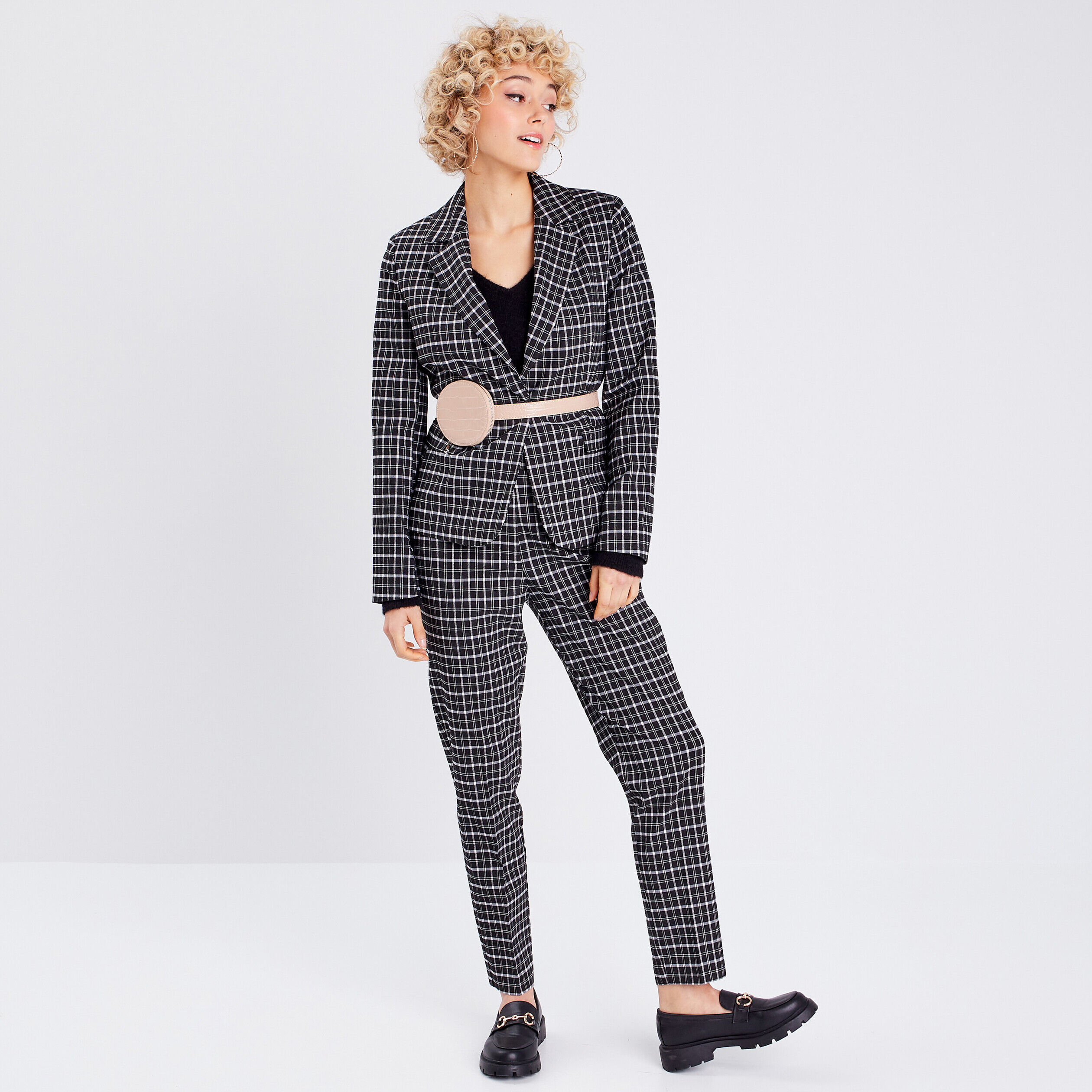 Pantalon city slim stretch noir femme | Cache Cache