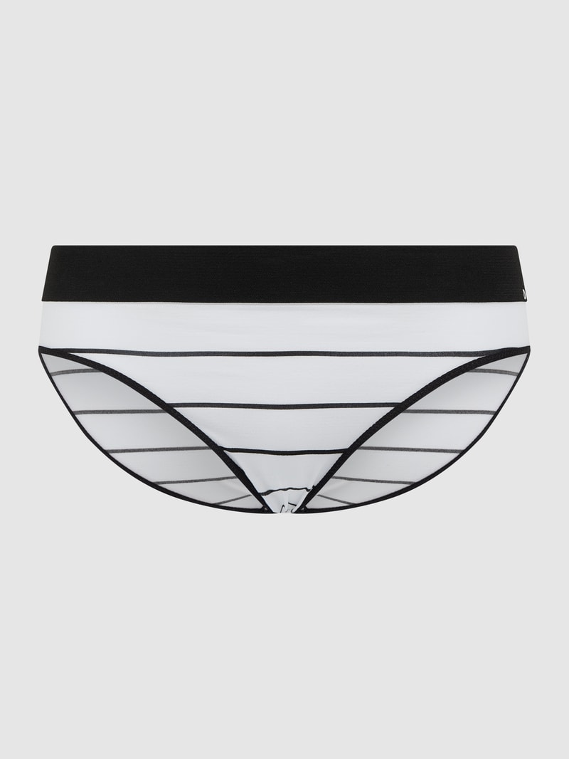 Slip aus Mikrofaser - nahtlos in weiß