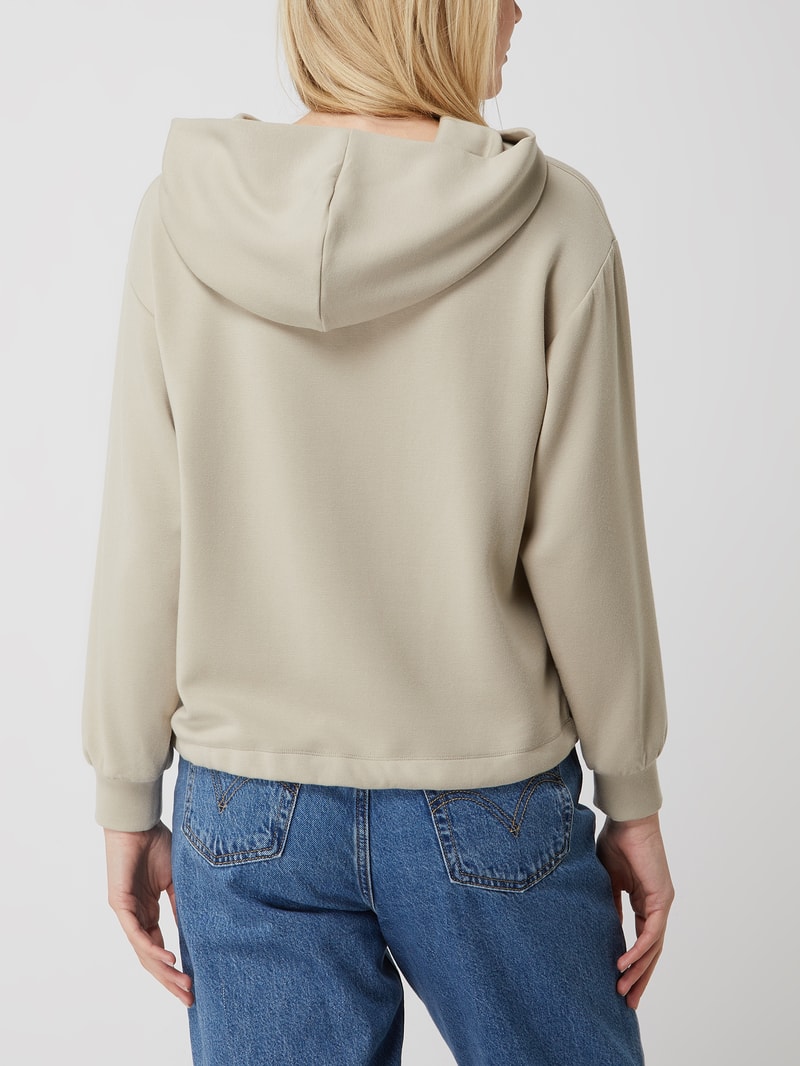 Hoodie mit überschnittenen Schultern in schilf