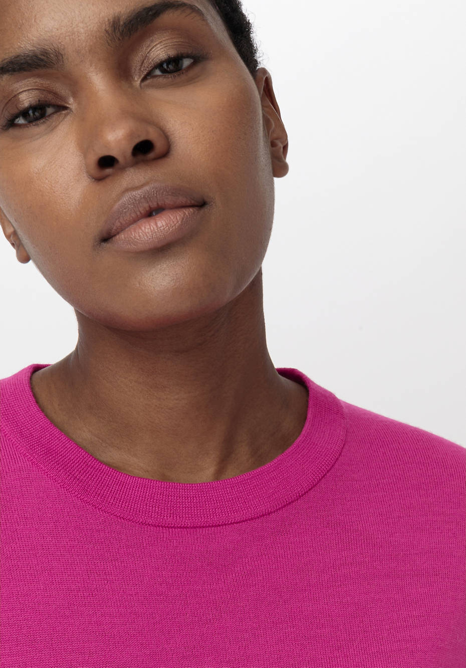 Rundhals-Pullover aus reiner Bio-Merinowolle