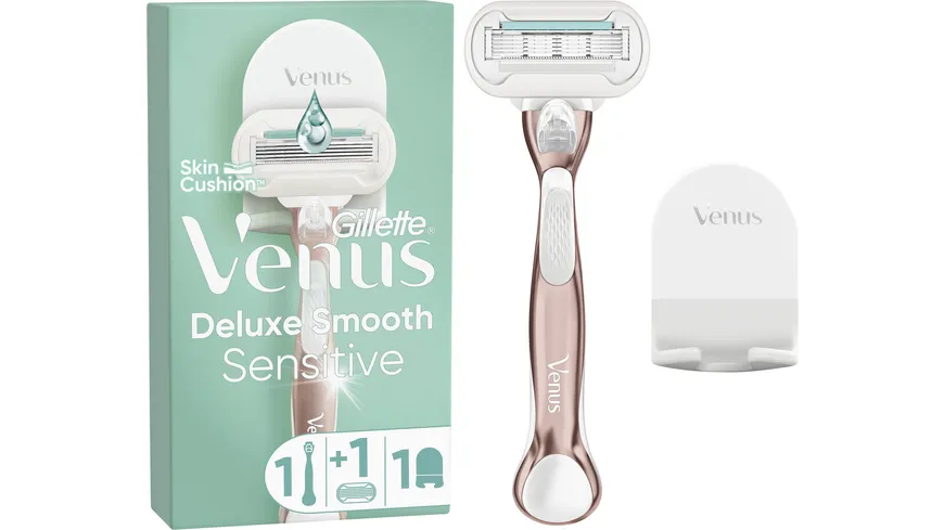 Gillette Venus Rasierer Deluxe Smooth Sensitive Rosegold