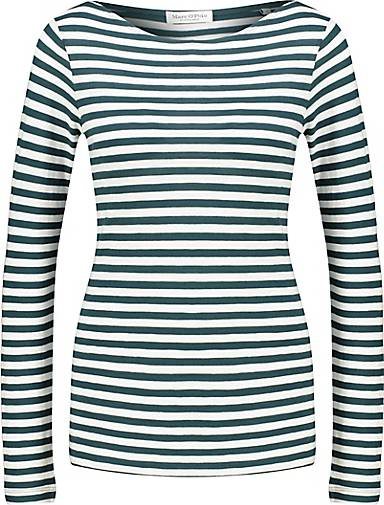 Marc O'Polo Damen Longsleeve aus Bio-Baumwolle