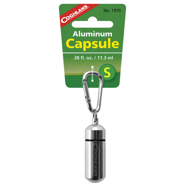 ALUMINIUM KAPSEL MIT KARABINER - Schlüsselanhänger