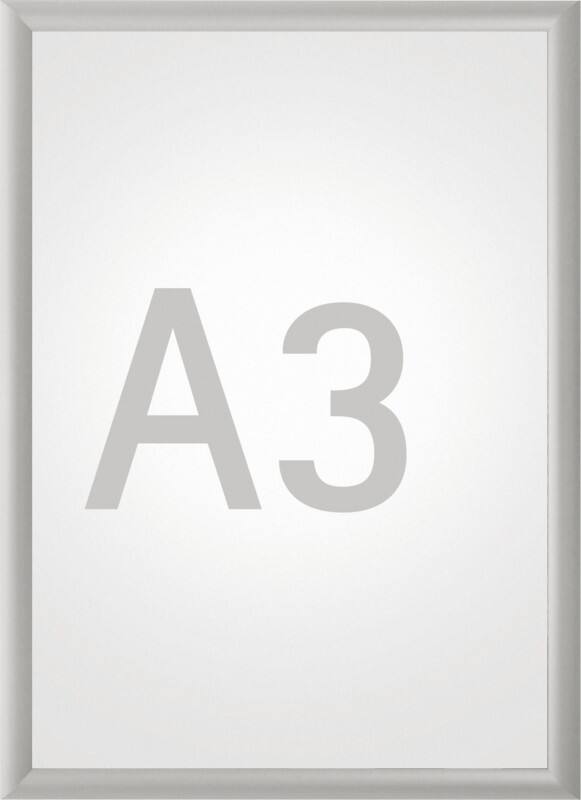 Maul MAULstandard Klapprahmen DIN A3 Aluminium Silber