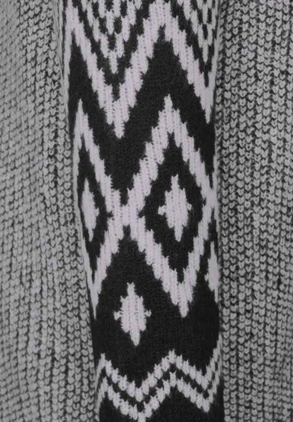 Street One Offener Cardigan mit Muster