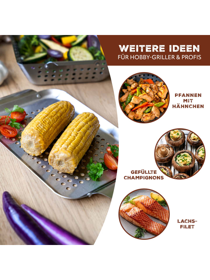 bremermann 2-er-Set Grillplatte günstig kaufen onesize