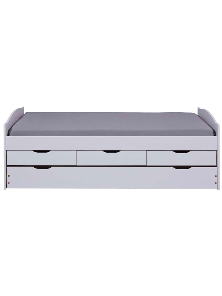 ebuy24 Bett Ulli Weiß 195 x 98 cm günstig kaufen onesize