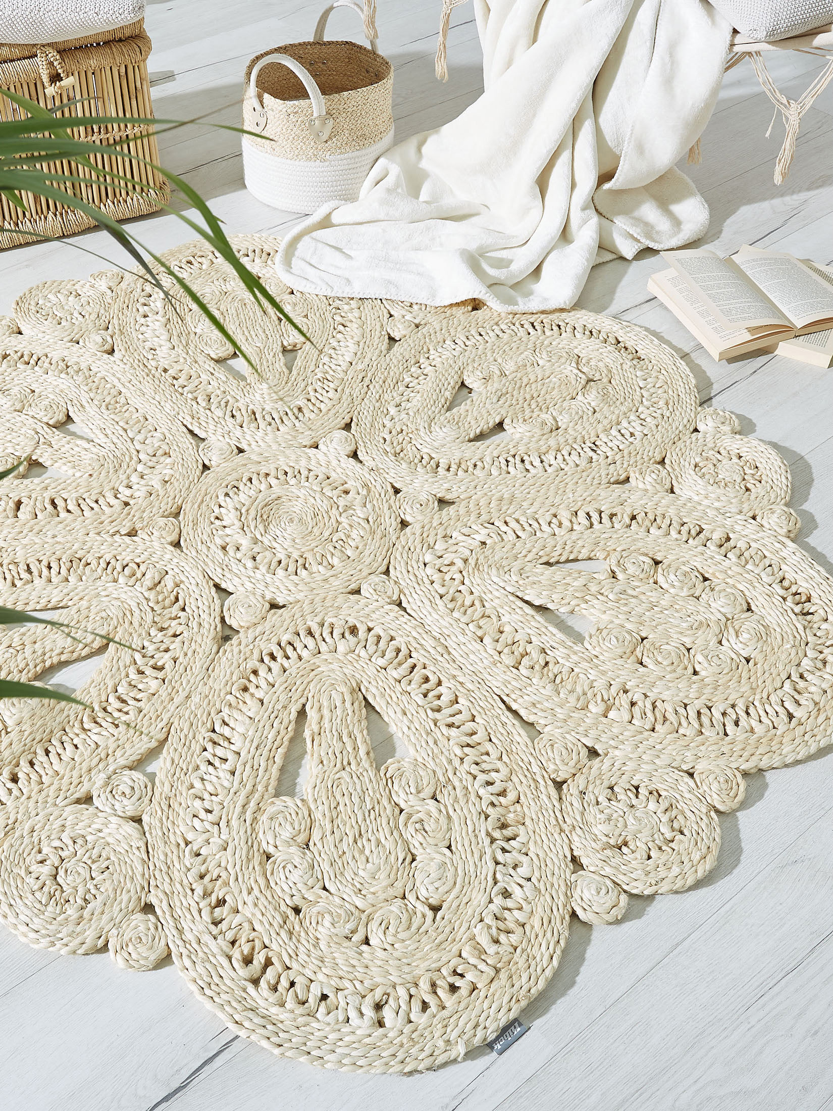 Perleta Jute-Teppich, Beach