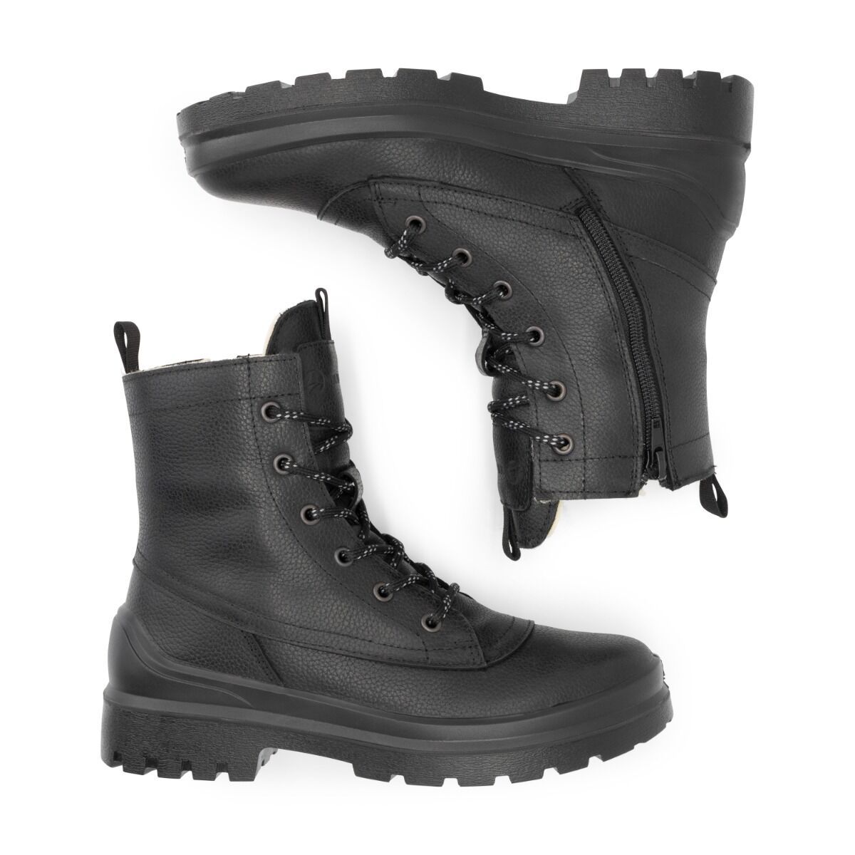 Travelin' Moraine schwarze Damen Schnürstiefel