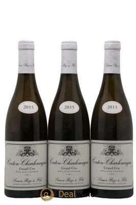 Corton-Charlemagne Grand Cru Simon Bize & Fils  2015 - Lot de 3 Bouteilles