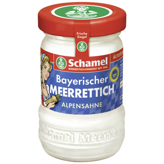 Schamel Bayrischer Alpensahne Meerrettich 135G