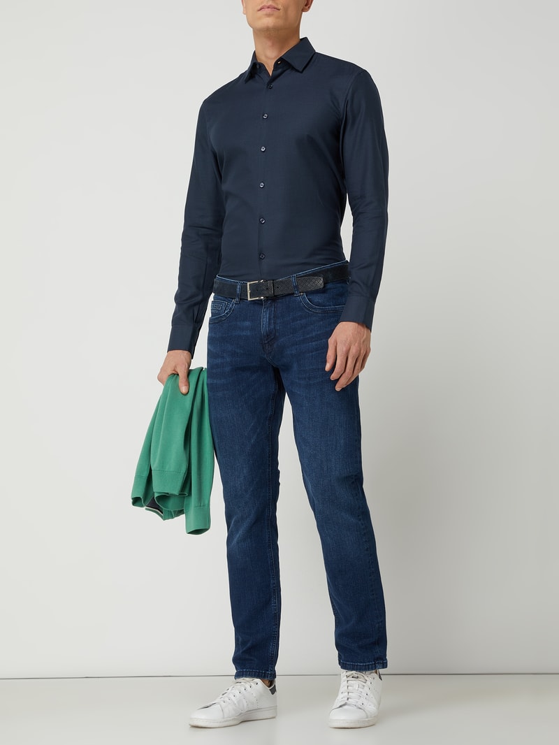 Regular Fit Jeans mit Stretch-Anteil Modell 'Douglas' in jeans