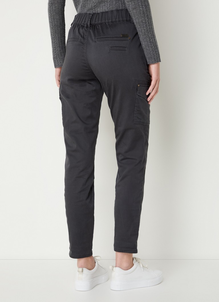 Mos Mosh MMGilles: pantaloni cargo a vita alta e vestibilità slim in misto lyocell.