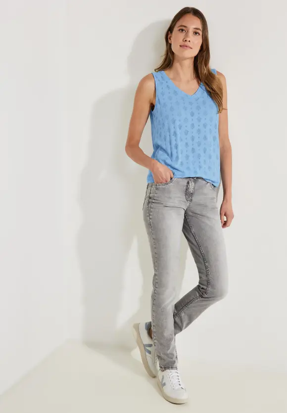 CECIL Burn Out Top